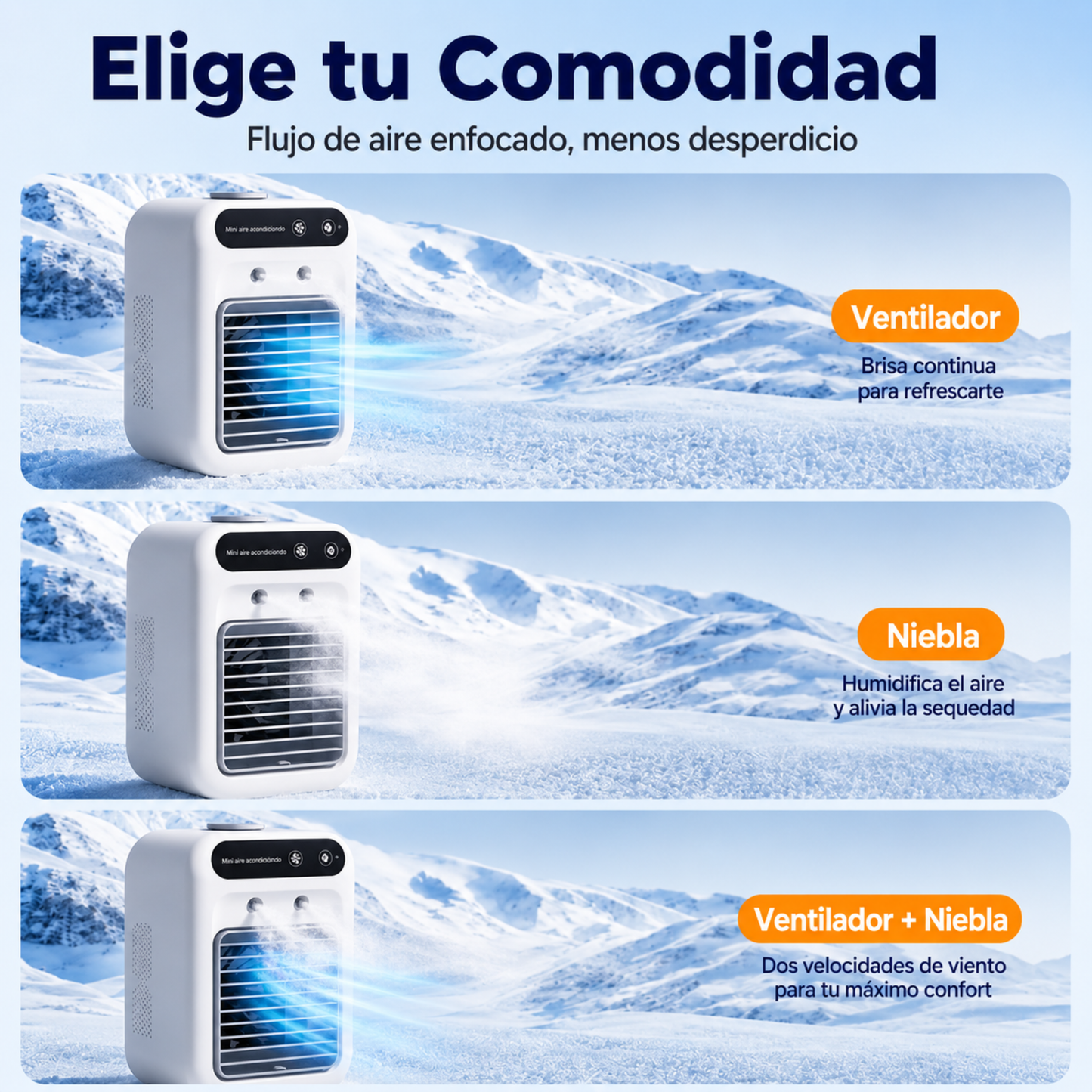 Aire Acondicionado 3 en 1 Aero Clima®