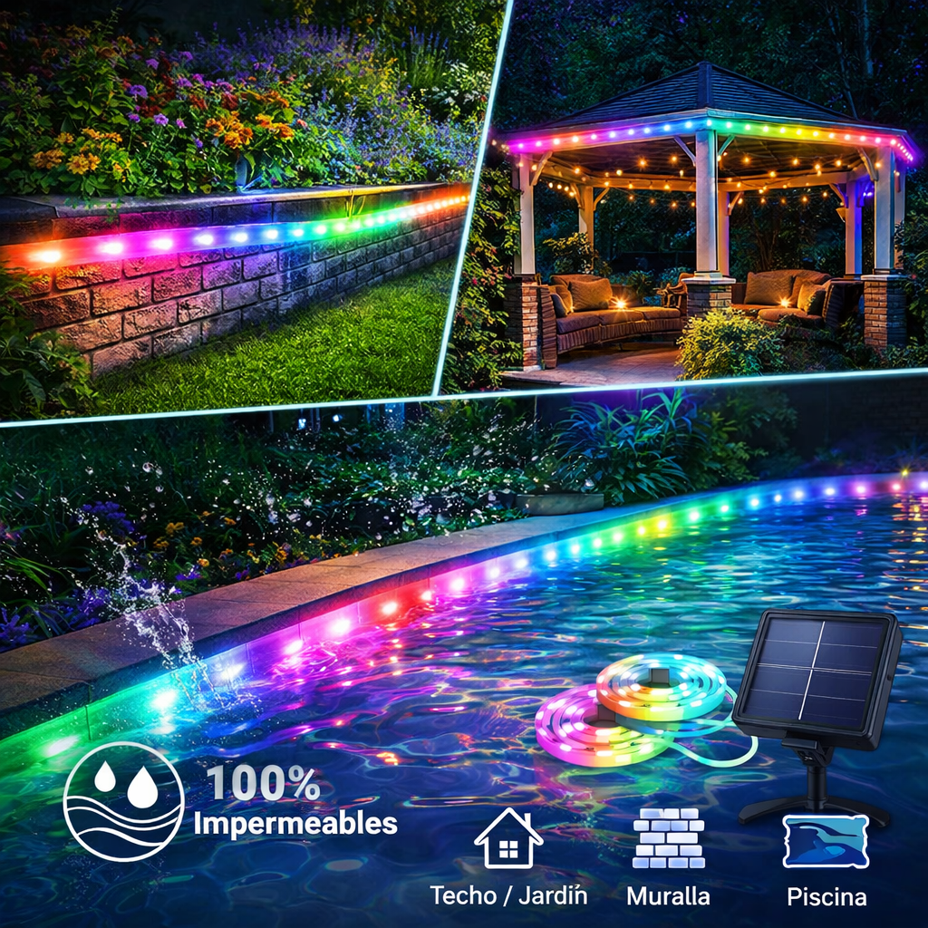 Luces LED 100% Impermeables Zen® – Iluminación sin límites en agua y exterior