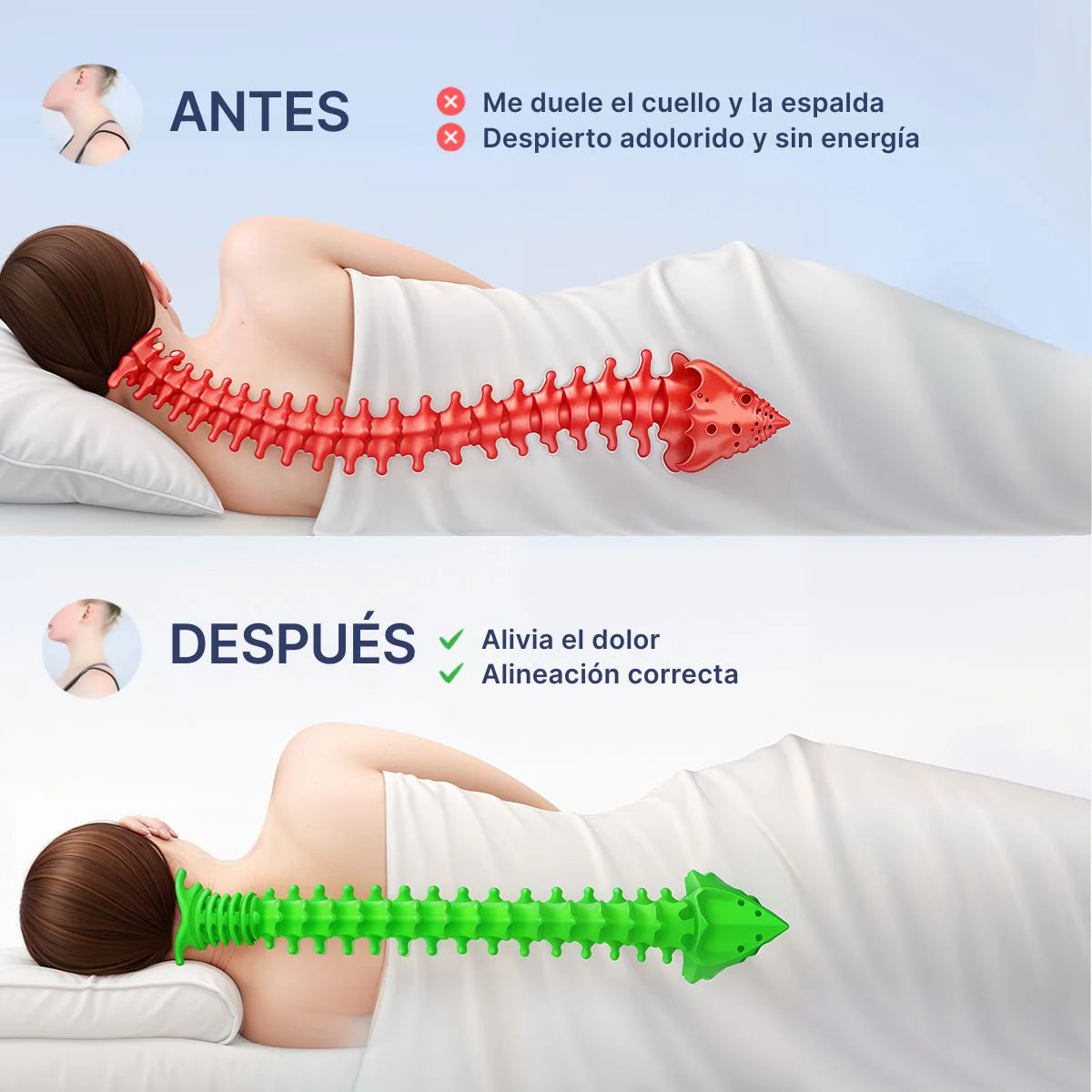 Almohada Zen® para un sueño comodo profundo y reparador