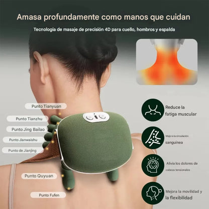 Masajeador Zen® 4D biónico - Elimina la tensión del cuello, hombros y espalda
