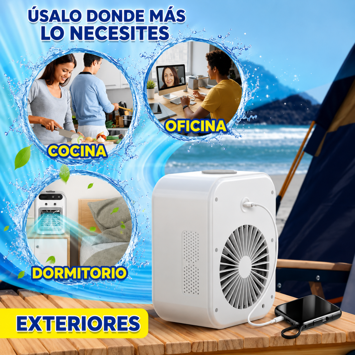 Aire Acondicionado 3 en 1 Aero Clima®