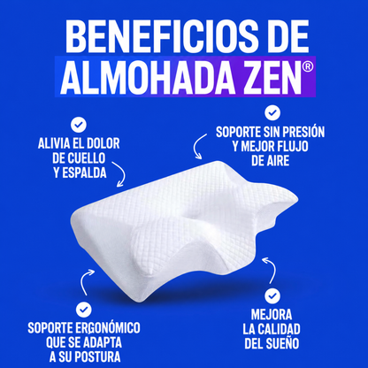 Almohada Zen® para un sueño comodo profundo y reparador