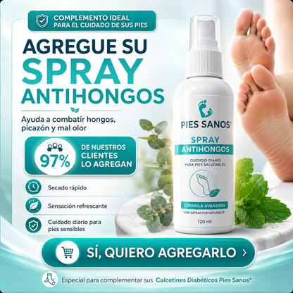 Spray Antihongos Pies Sanos® — Pies limpios, frescos y protegidos todo el día