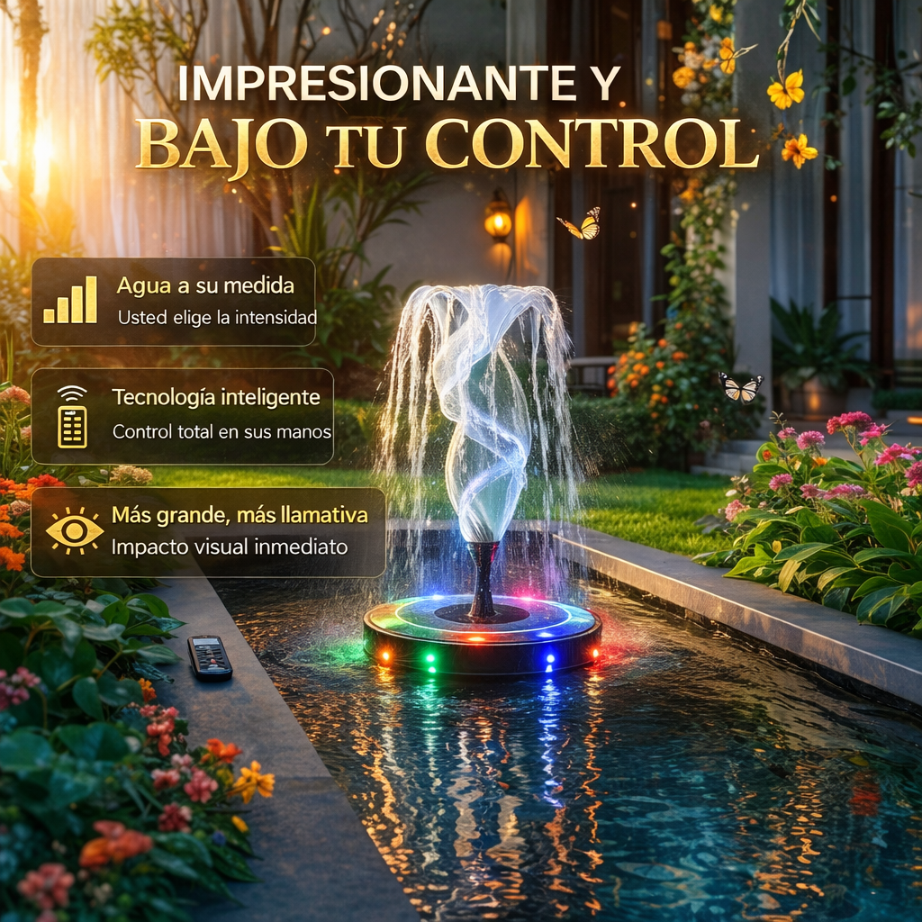 Fuente Solar Zen® 3.0 | Convierte tu Jardín en un Paraíso Vivo