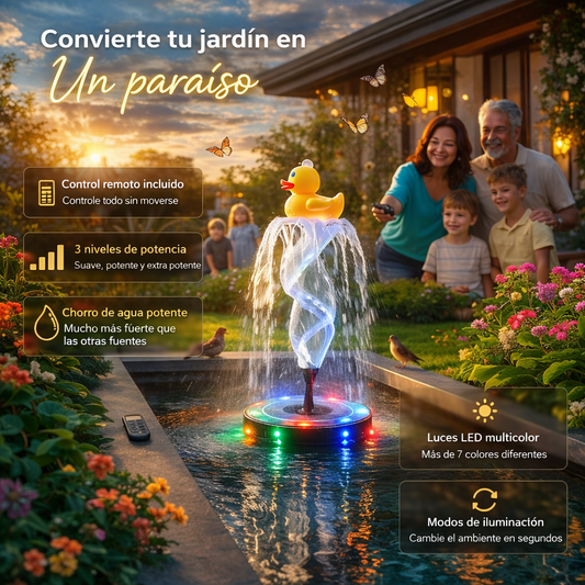 Fuente Solar Zen® 3.0 | Convierte tu Jardín en un Paraíso Vivo