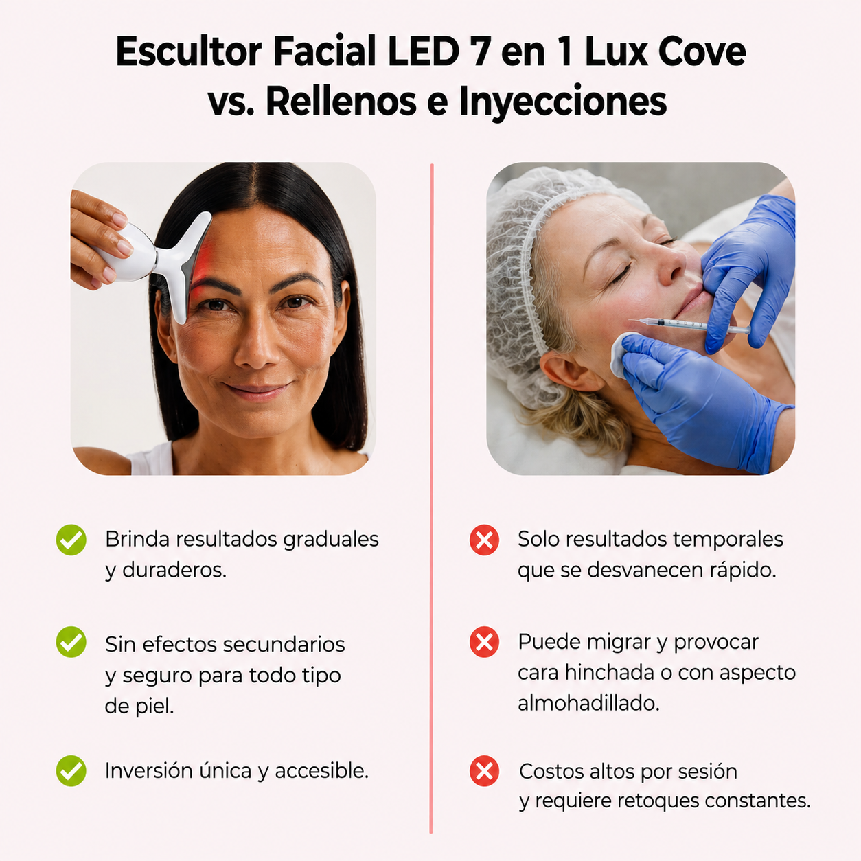 Escultor Facial LED 7 en 1 Lux Cove®