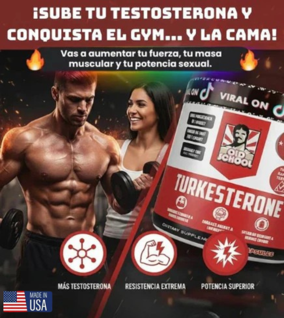 Turkesterone® | Potencia Natural para Crecer y Rendirse al Máximo (60 cápsulas)