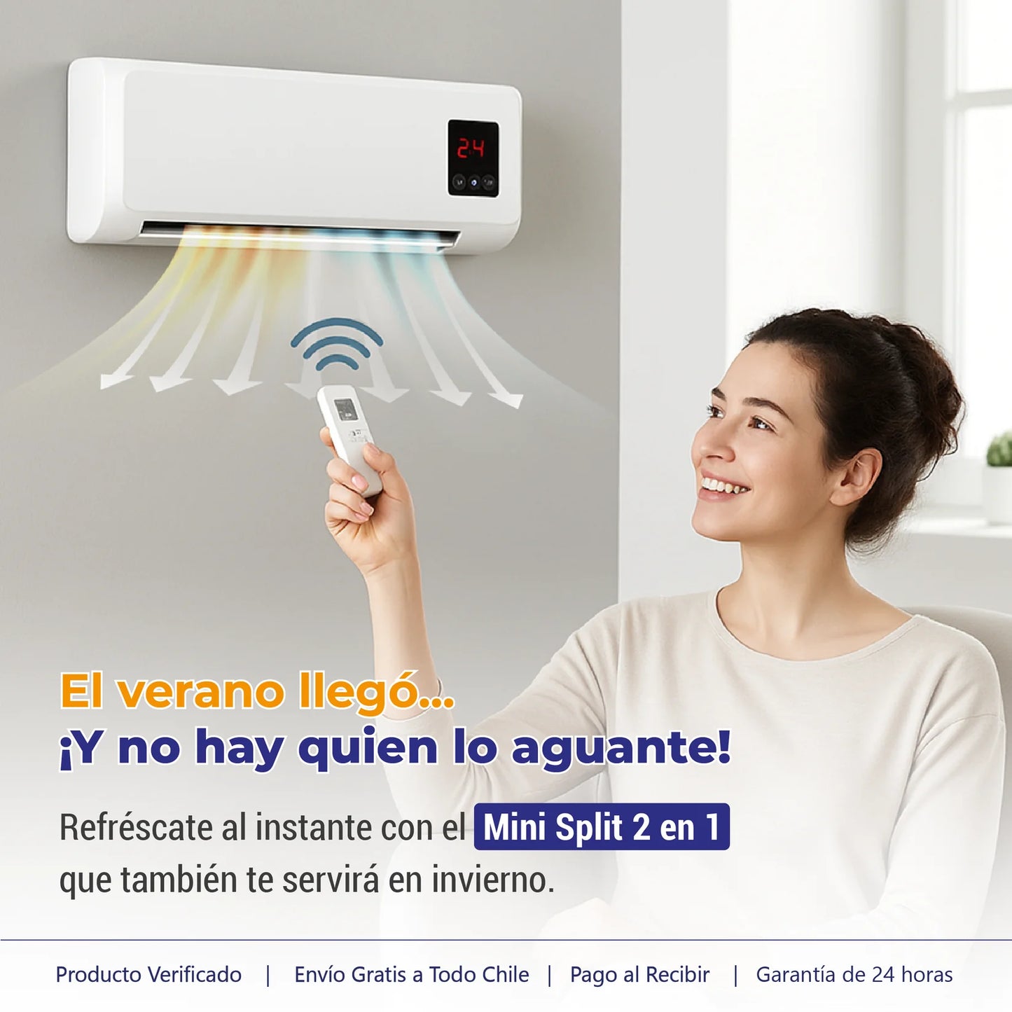 Aire Acondicionado Mini Split 2 en 1