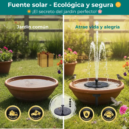 Fuente de Flor Solar Zen® – Relajación y jardin solar