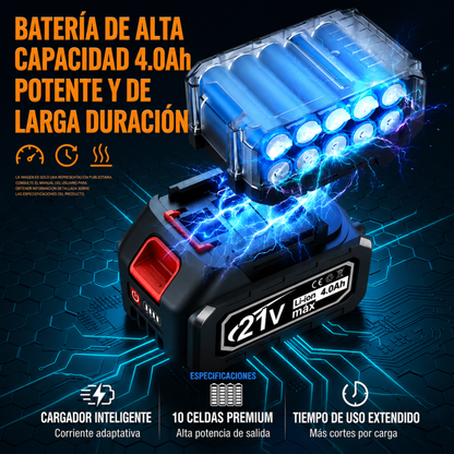 LLAVE DE IMPACTO MADEBUT™ 1.000Nm | INCLUYE 2 BATERÍAS DE REGALO 🎁