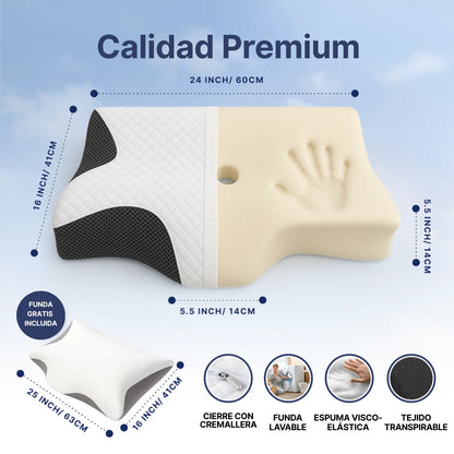 Almohada Zen® para un sueño comodo profundo y reparador