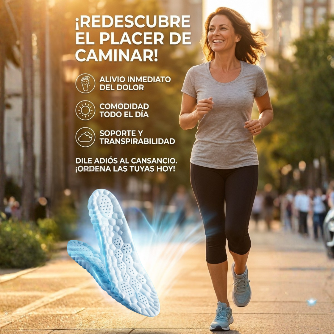Plantillas Ortopedicas Zen®| Siente como caminar en la nubes