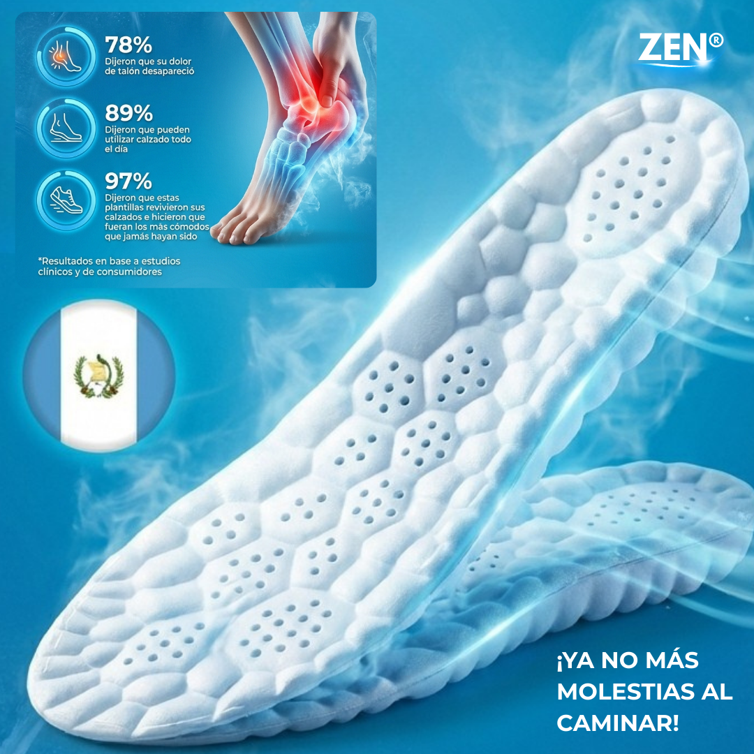 Plantillas Ortopedicas Zen®| Siente como caminar en la nubes