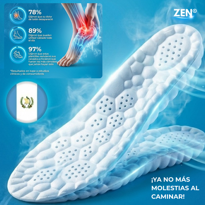 Plantillas Ortopedicas Zen®| Siente como caminar en la nubes