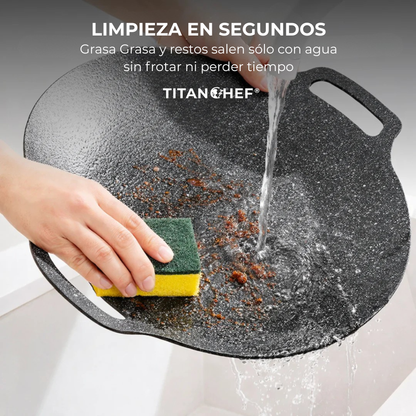 Plancha Antiadherente Titan Chef® - Cocina sanamente