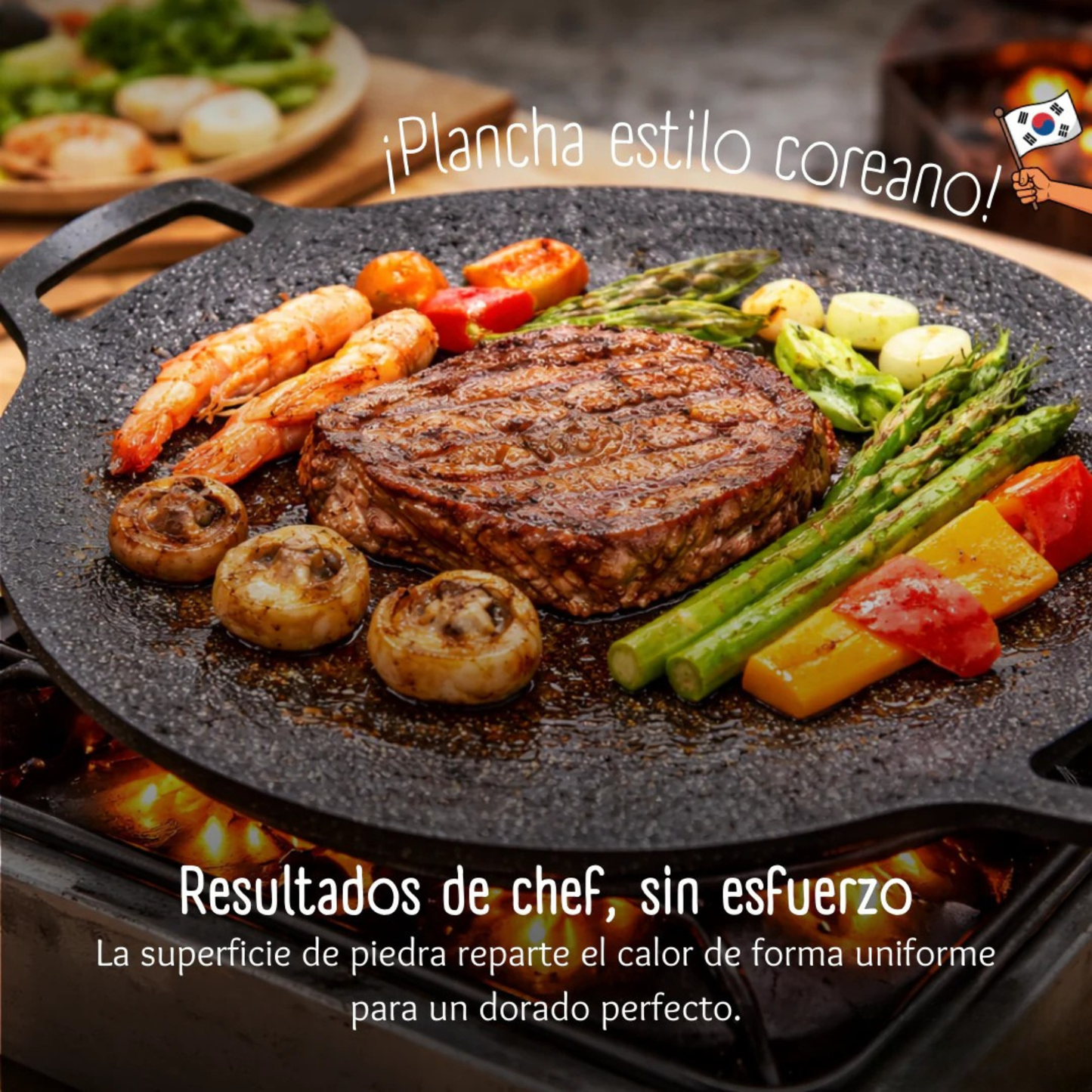 Plancha Antiadherente Titan Chef® - Cocina sanamente