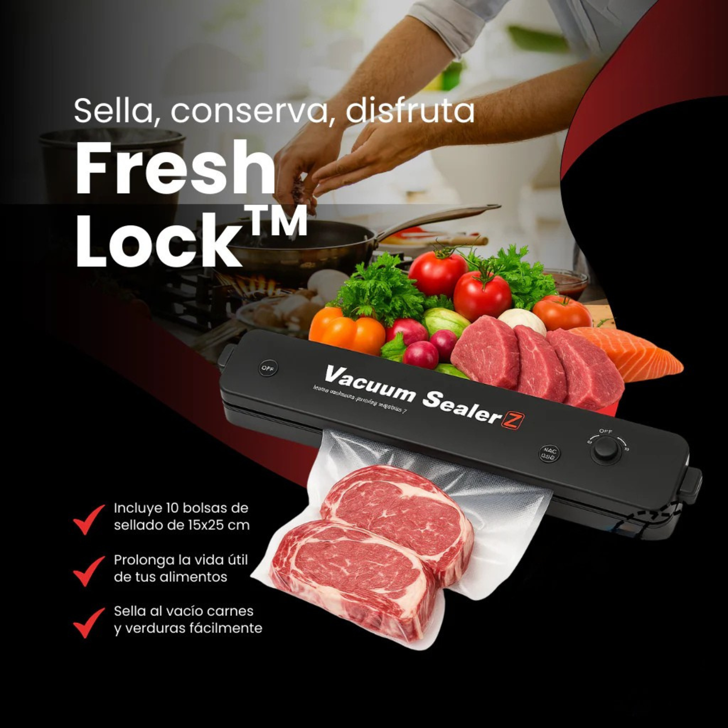 FreshLock™ - Sella, conserva, disfruta