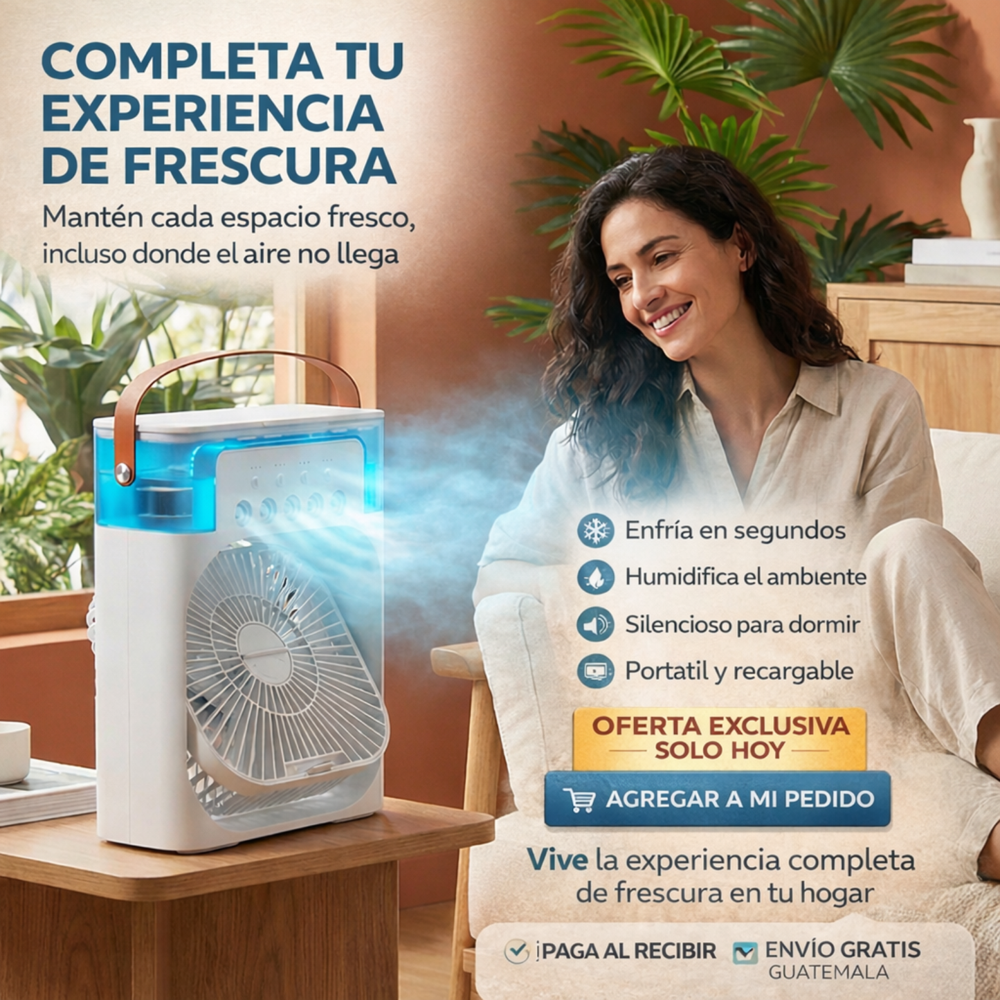 Aire acondicionado portátil 3 en 1