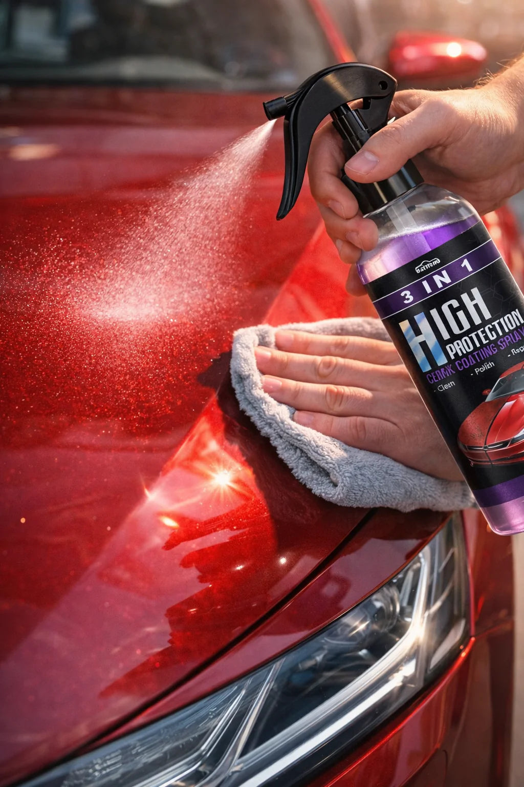 Spray Brilla Más® 3 en 1 – Limpia y Protege – Brillo Visible en Minutos