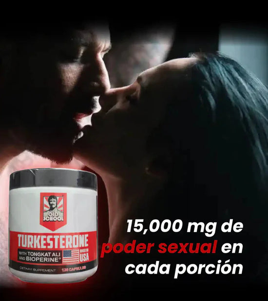 Turkesterone® | Potencia Natural para Crecer y Rendirse al Máximo (60 cápsulas)